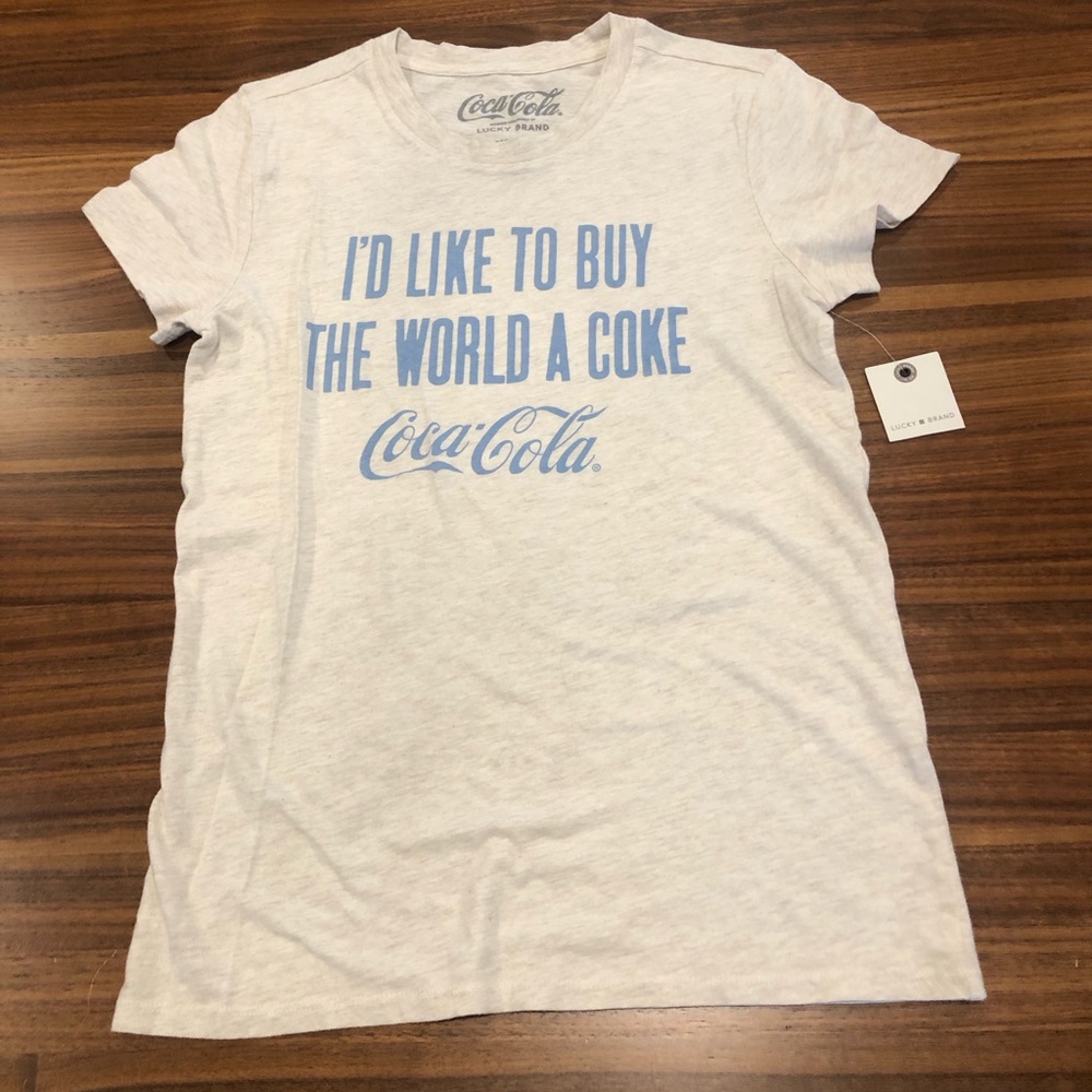 Lucky Brand Coca-Cola Off-White T-Shirt